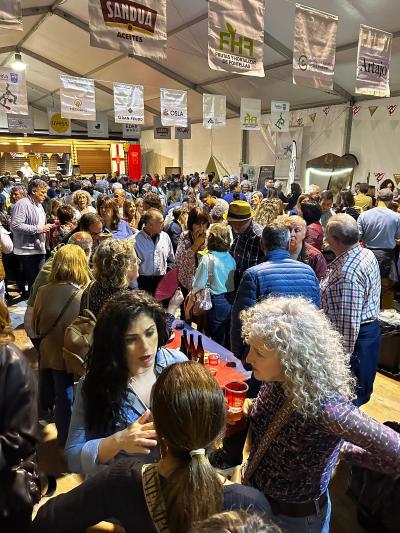 Feria de las verduras en Tudela